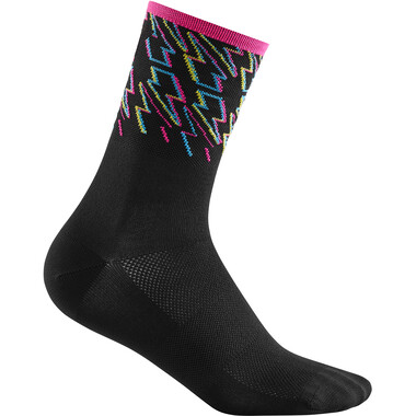 CUBE HIGH CUT BLACKLINE Socks Black/Pink 2023 0